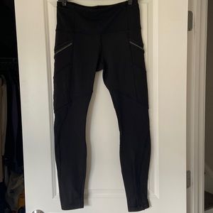 LULULEMON cold weather black leggings size 8